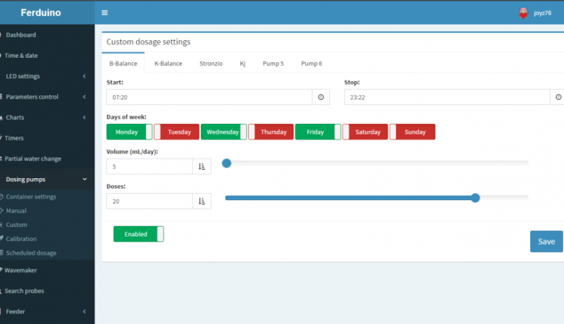 Web interface screenshot 4