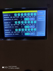 Dosing pumps settings