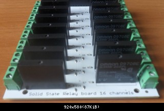 SSR module board 16 channels