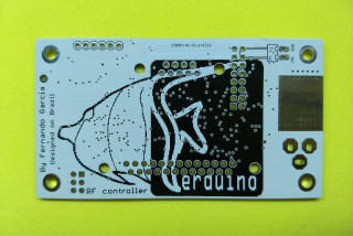 PCB for RF controller Back